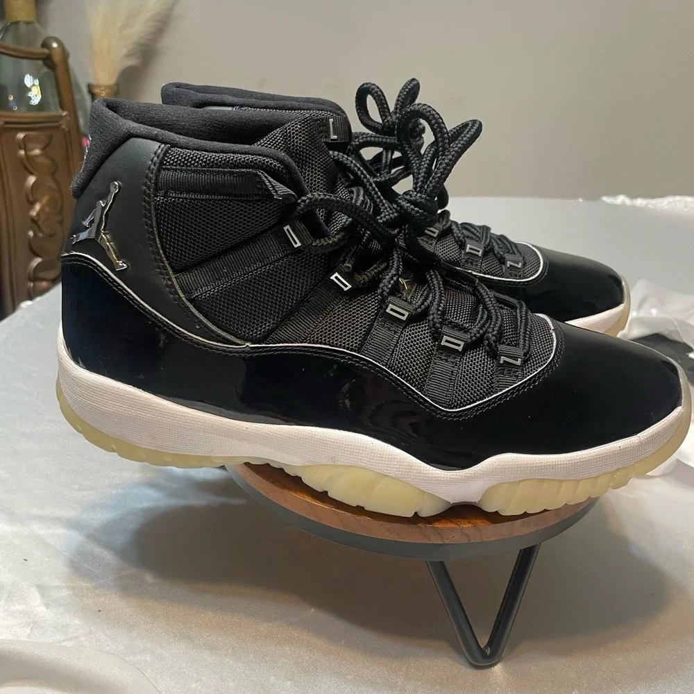 JORDAN 11 RETRO JUBILEE 25TH ANNIVERSARY Bubba gum bottom men 10.5 sneaker shoe - Picture 7 of 17